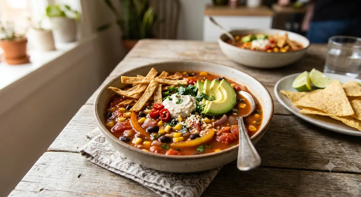 Vegan Tortilla Soup